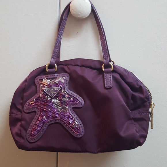 prada bear bag